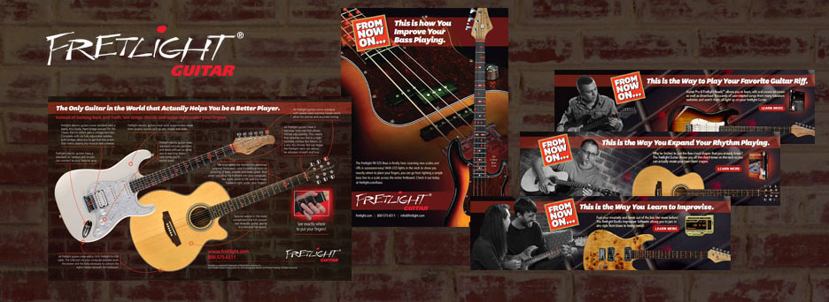 Fretlight Guitar Ads