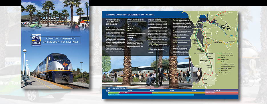 Transportation Agency for Monterey County Rail Extension Brochure